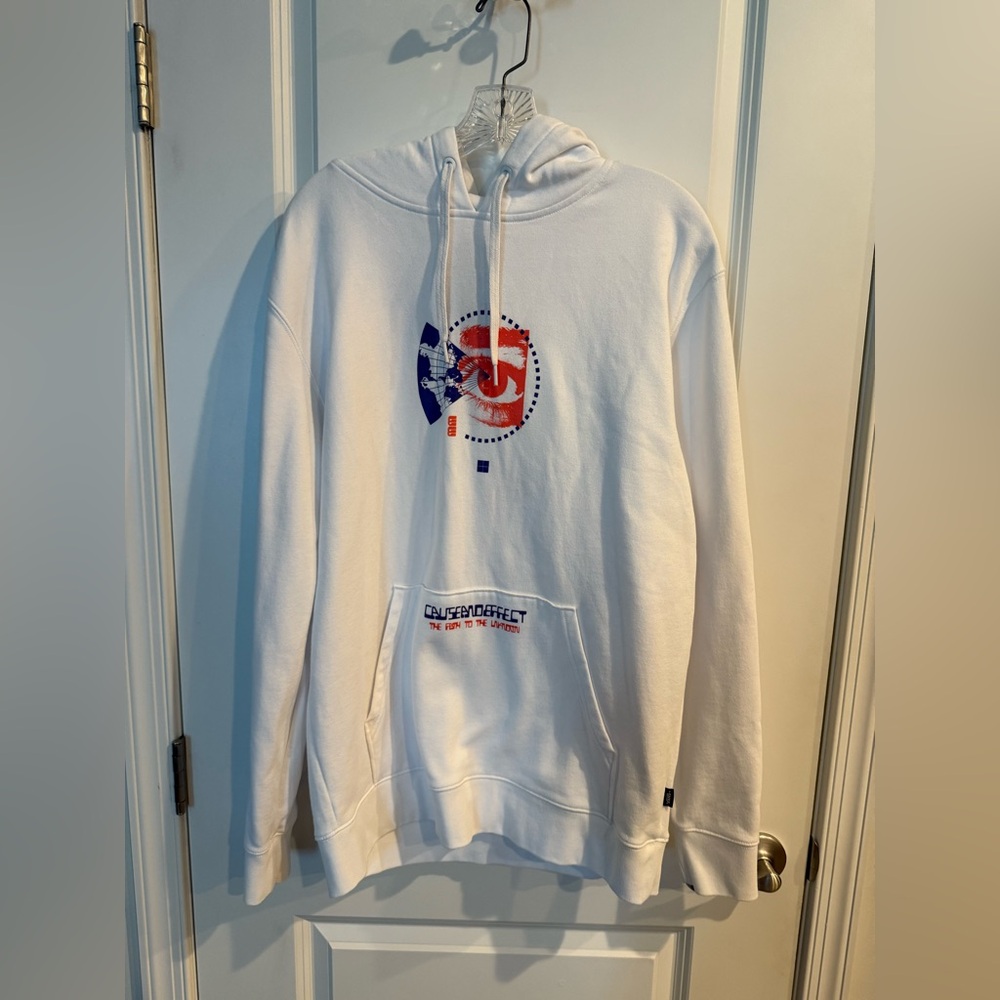 Vans Ruben Martinho White Hoodie Sweatshirt Men’s Size Medium